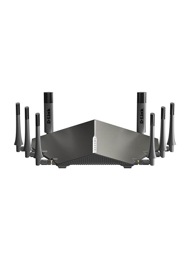 دي لينك - راوتر بث مباشر وألعاب عالي الضوح لا سلكي ألترا AC5300 - DIR-895L (بسرعة 1 x 1000 Mbps بتردد 2.4 جيجاهرتز + سرعة 2 x 2167 ميجابت في الثانية بتردد 5 جيجاهرتز) رمادي - Image 1
