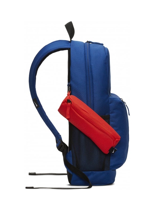 Zipper Closure Backpack Navy/Red