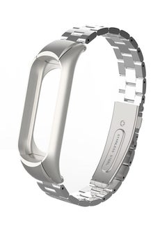 Screwless Bracelet Wristband For Xiaomi Mi Band 3 Silver