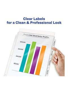 AVERY 8-Tab Sheet Protectors Dividers  - Image 2