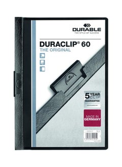 Durable Duraclip 60 The Original Report Cover Black  - Image 1