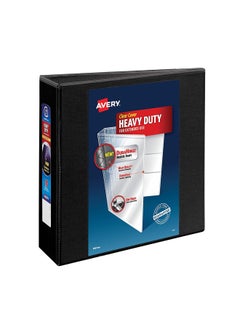 AVERY Pack Of 4 Heavy Duty View Binder Set Black/Silver/Blue  - Image 1