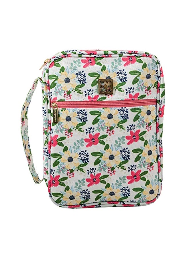 Mary Square Amelia Floral Printed Bible Cover - Image 1