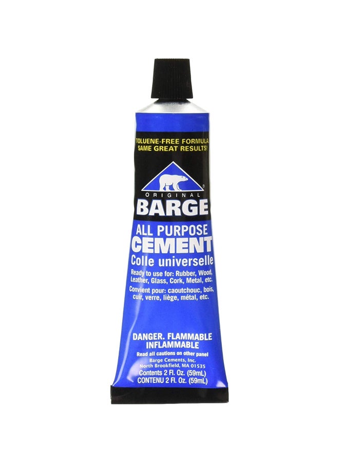 بارج طقم أنبوب لاصق أول بربوز سيمنت من قطعتين أسود/أزرق - Image 1