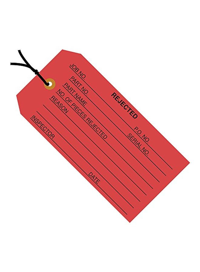 أفيديتي طقم بطاقات الجرد المرفوض من 1000 قطعة أحمر وأسود - Image 2