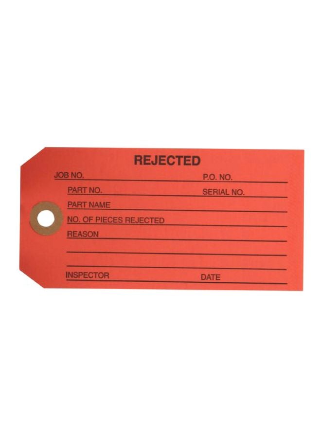 أفيديتي طقم بطاقات الجرد المرفوض من 1000 قطعة أحمر وأسود - Image 1