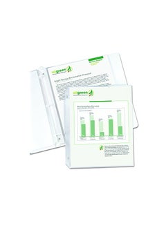 C-Line Pack of 100 Sheet Protectors White  - Image 3