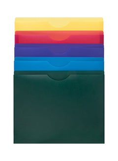 Sparco File Folder, Poly, Letter, 10-Pack, Assorted (Spr44435)  - Image 1