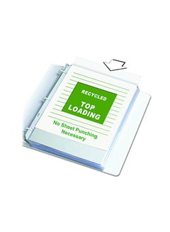 C-Line Pack of 100 Sheet Protectors White  - Image 2