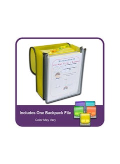 C-Line C-Line 7-Pocket Vertical Expanding Backpack Organizer File, 1 File, May Vary (58700)  - Image 2