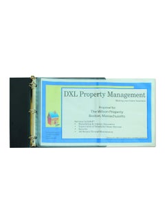 C-Line 25-Piece Fold-Out Sheet Protector Clear  - Image 1
