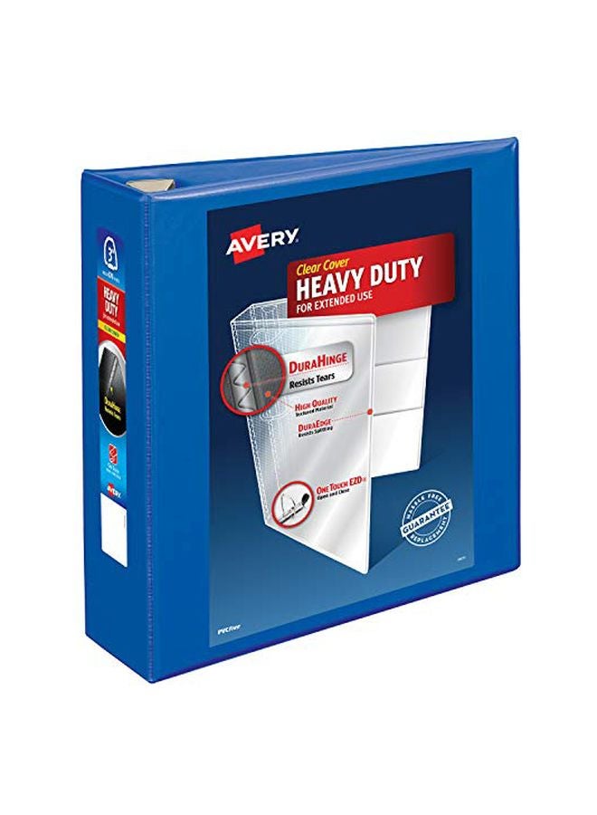 AVERY - Heavy Duty View 3 Ring Binder Blue - Image 1