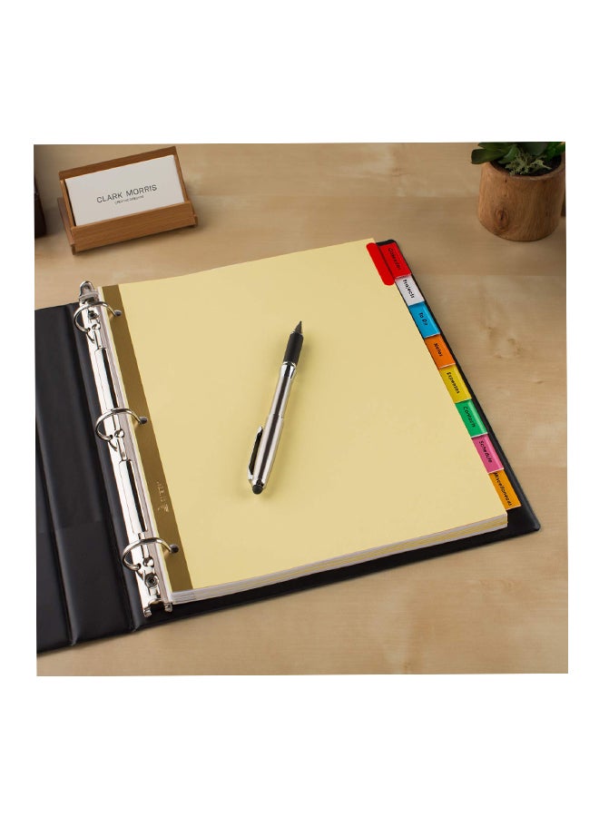 AVERY Pack Of 6 Binder Dividers Multicolour  - Image 2