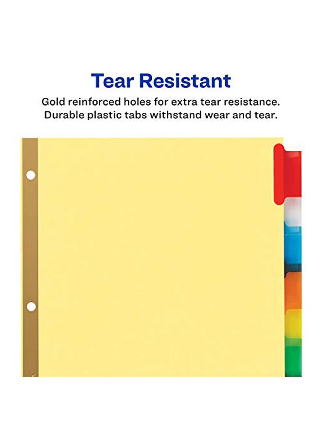 AVERY Pack Of 6 Binder Dividers Multicolour  - Image 3