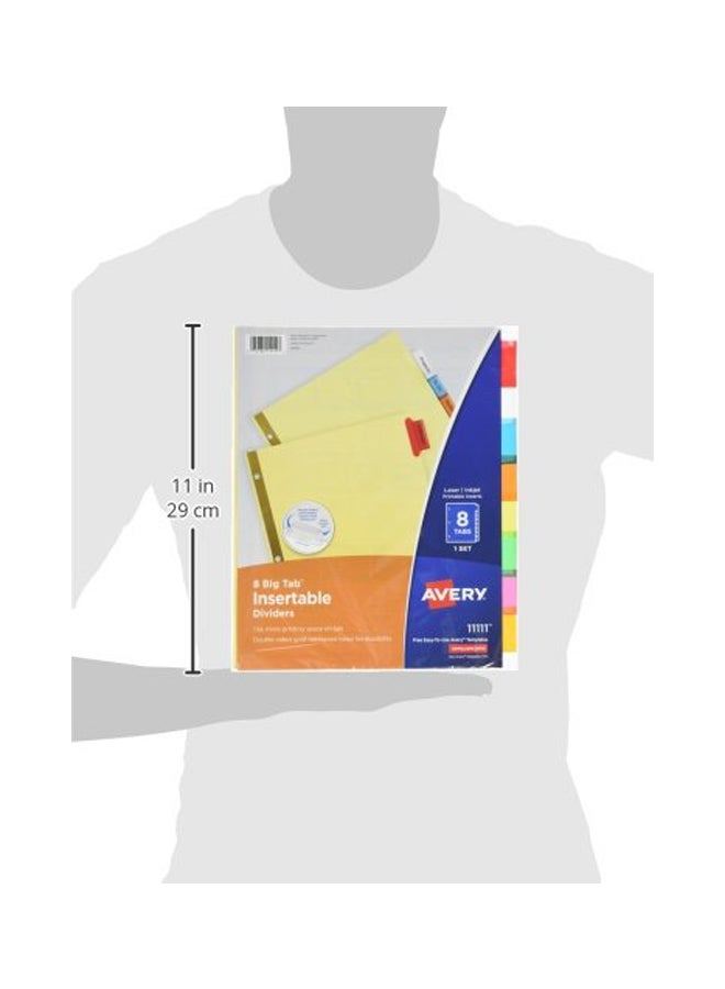 AVERY Pack Of 6 Binder Dividers Multicolour  - Image 4