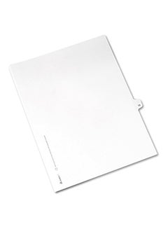 AVERY 25-Piece Of Exhibit Divider Set White  - Image 1