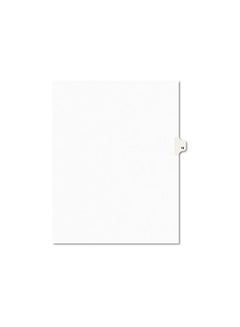 AVERY 25-Piece Of Exhibit Divider Set White  - Image 2