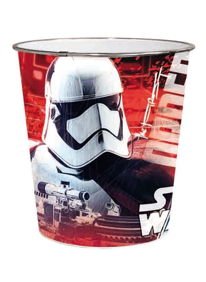 ديزني صندوق قمامة بتصميم شخصية Epviiiمن فيلم "Star Wars" سعة 5 لترات متعدد الألوان 