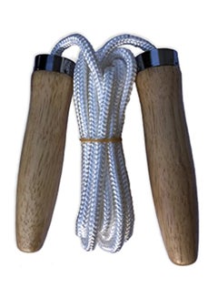 Lightweight Polyester Jump Rope With Wooden Handles