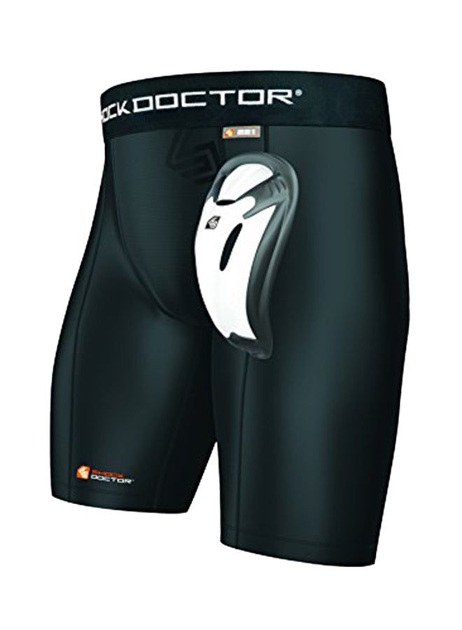 Shock Doctor Core Compression Short With Bio-Flex Cup - Adult - Small - Black 1X5X3inch