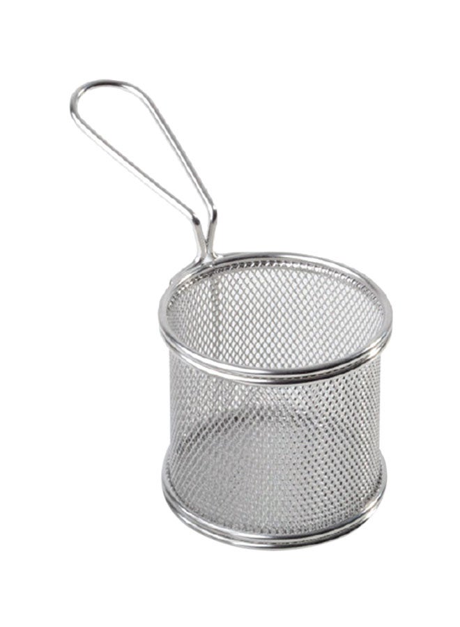 Stainless Steel Fry Baskets Silver 9 X 9cm