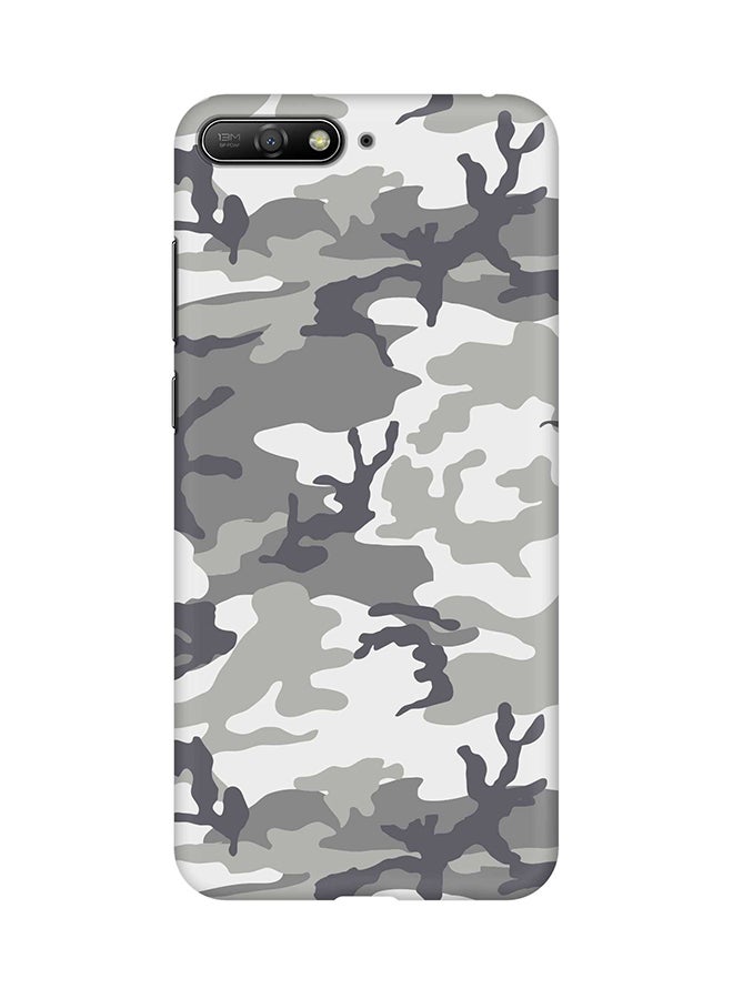 Stylizedd Matte Finish Slim Snap Basic Case Cover For Huawei Y6 (2018) Artic Camo