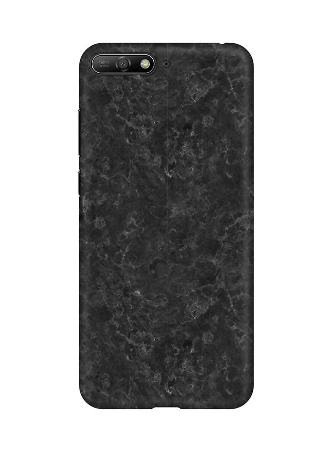 غطاء حماية أساسي رفيع سهل النزع بلمسة نهائية غير لامعة لهاتف هواوي Y6 (2018) أبيض رخامي