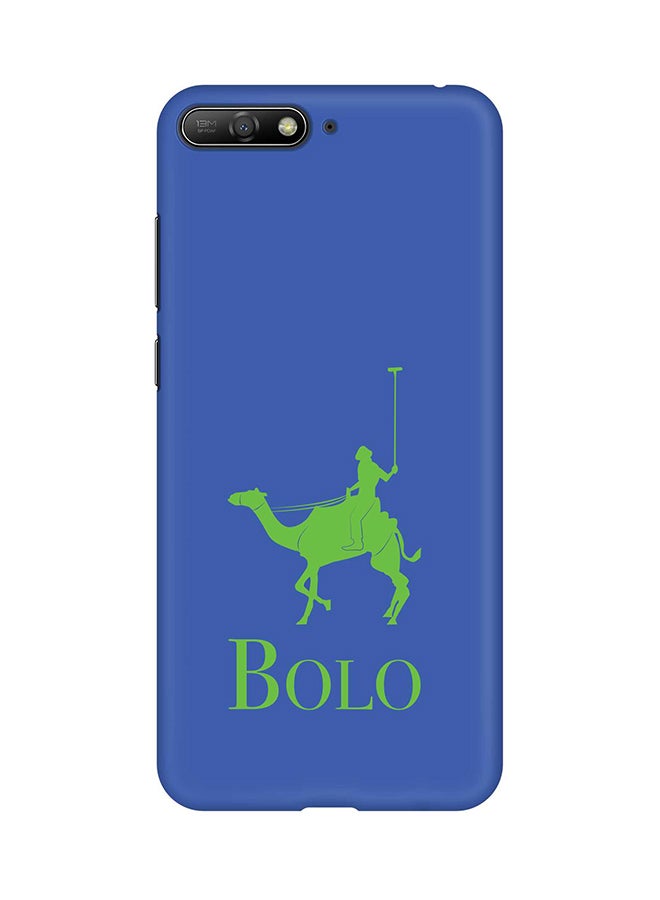 Matte Finish Slim Snap Basic Case Cover For Huawei Y6 (2018) Bolo Blue