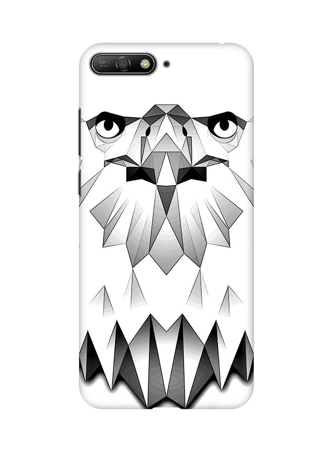 Stylizedd Matte Finish Slim Snap Basic Case Cover For Huawei Y6 (2018) Poly Eagle