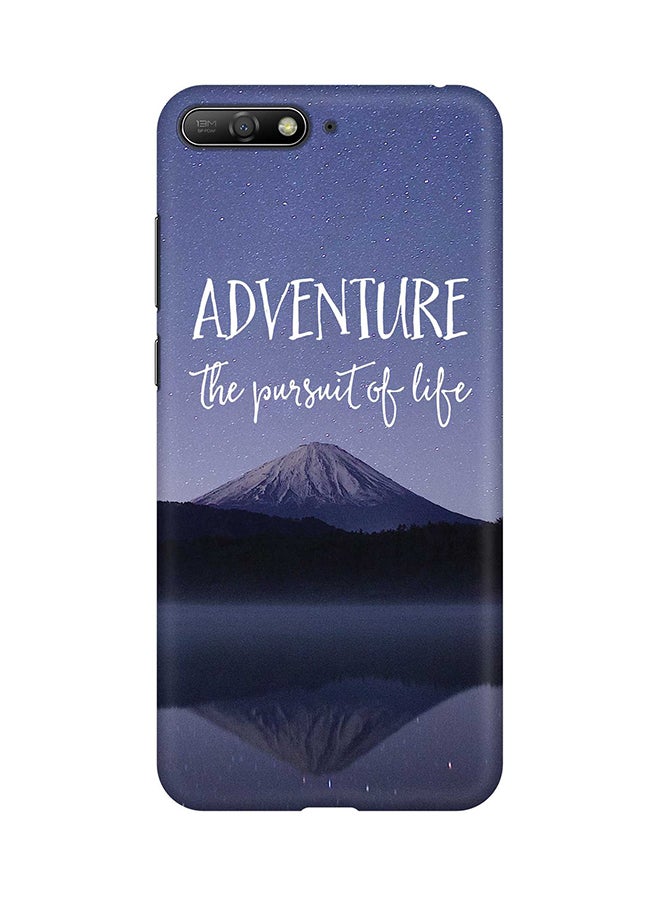 Stylizedd Matte Finish Slim Snap Basic Case Cover For Huawei Y6 (2018) Adventure