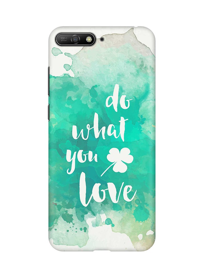 غطاء حماية أساسي رفيع سهل النزع بلمسة نهائية غير لامعة لهاتف هواوي Y6 (2018) دو وات يو لاف