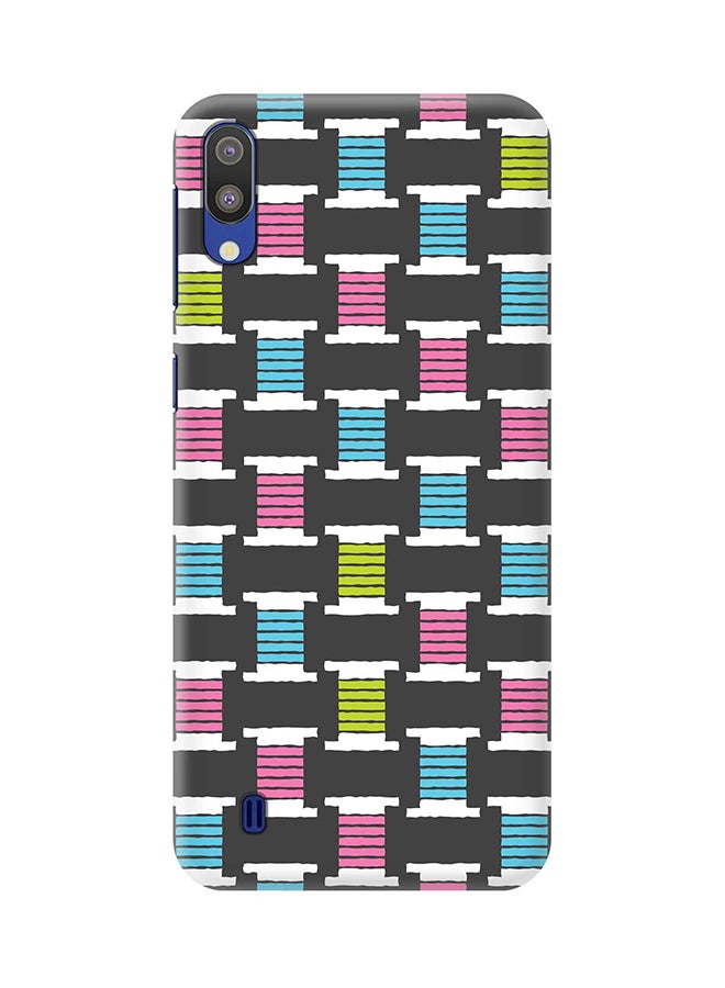 Stylizedd - Matte Finish Slim Snap Basic Case Cover For Samsung Galaxy M10 Thread Roll - Image 1