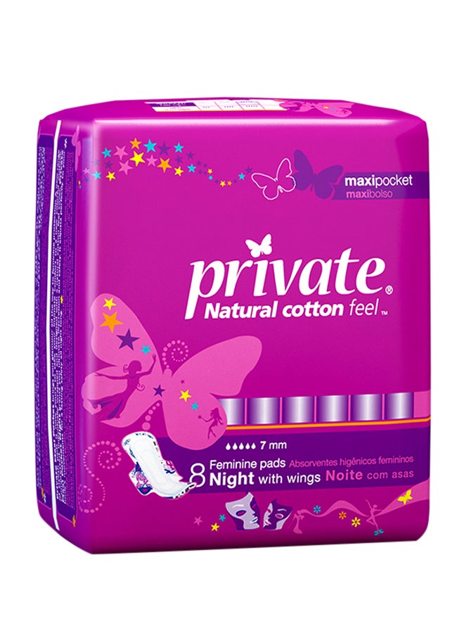 Private Night Folded With Wings 8 Pads Multicolour
