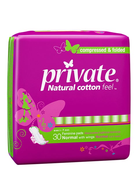 Normal Folded With Wings 30 Pads Multicolour