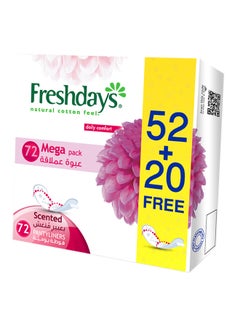 Freshdays Norm Scented 52+20 Pads Free Multicolour 