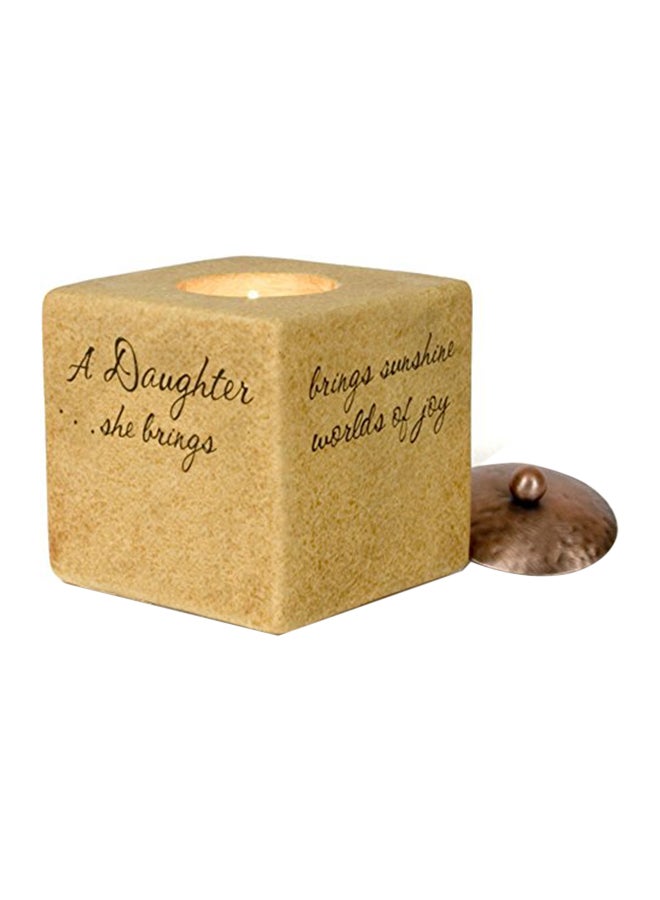 Pavilion Gift Company - Square Candle Holder 3.5X3.5X3.5inch - Image 1