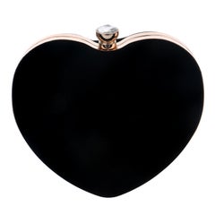 LisaAn Heart Shaped Clutch Black  - Image 2