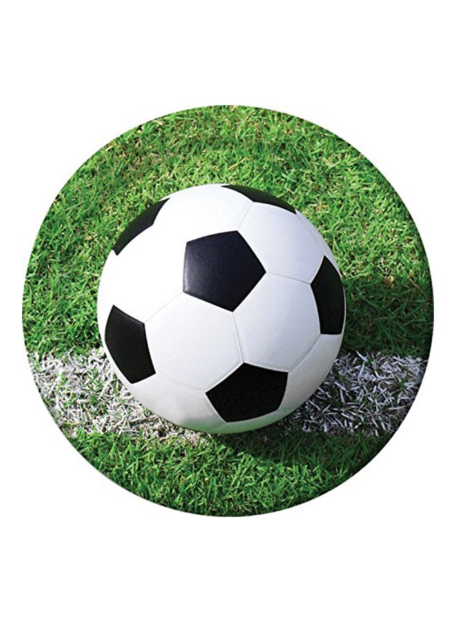 CREATIVE CONVERTING - Sports Fanatic Soccer Dinner Plate 9inch - Image 1
