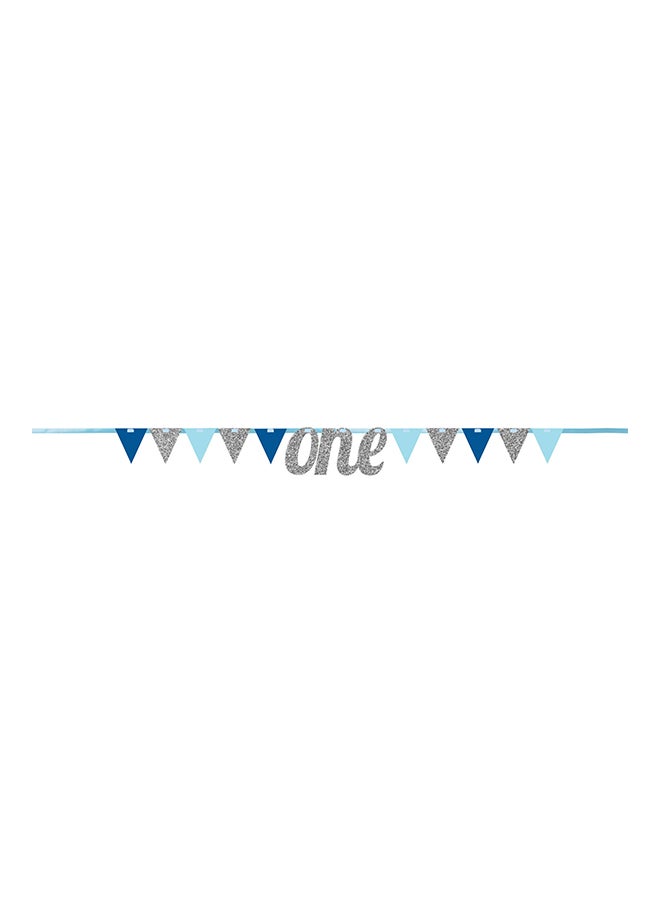 CREATIVE CONVERTING 1-Piece 1St Birthday Pennant Banner 