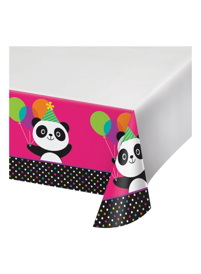 8-Piece Panda-Monium Plastic Tablecover