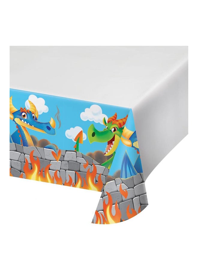 8-Piece Dragons Plastic Tablecover Border