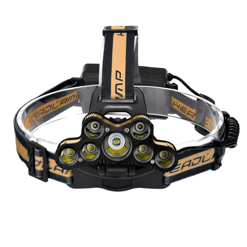 Voberry - 10000Lm Xm-L T6 LED Headlamp Tactical  Flashlight Head Light Lamp - Image 1