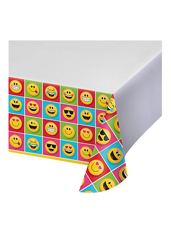 CREATIVE CONVERTING Emojions Plastic Tablecover 