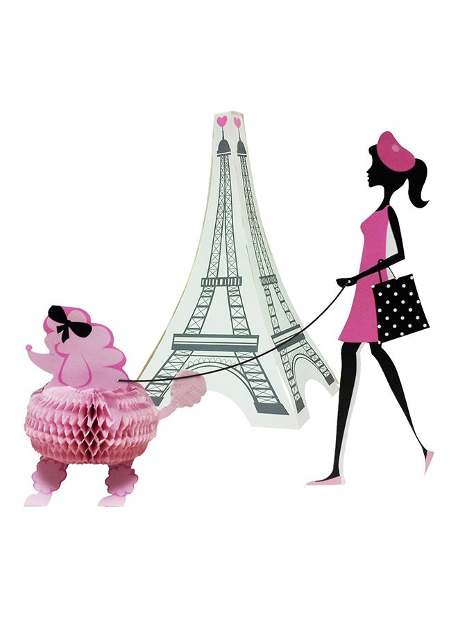 CREATIVE CONVERTING 3 Piece Party Paris Centerpiece - Image 1
