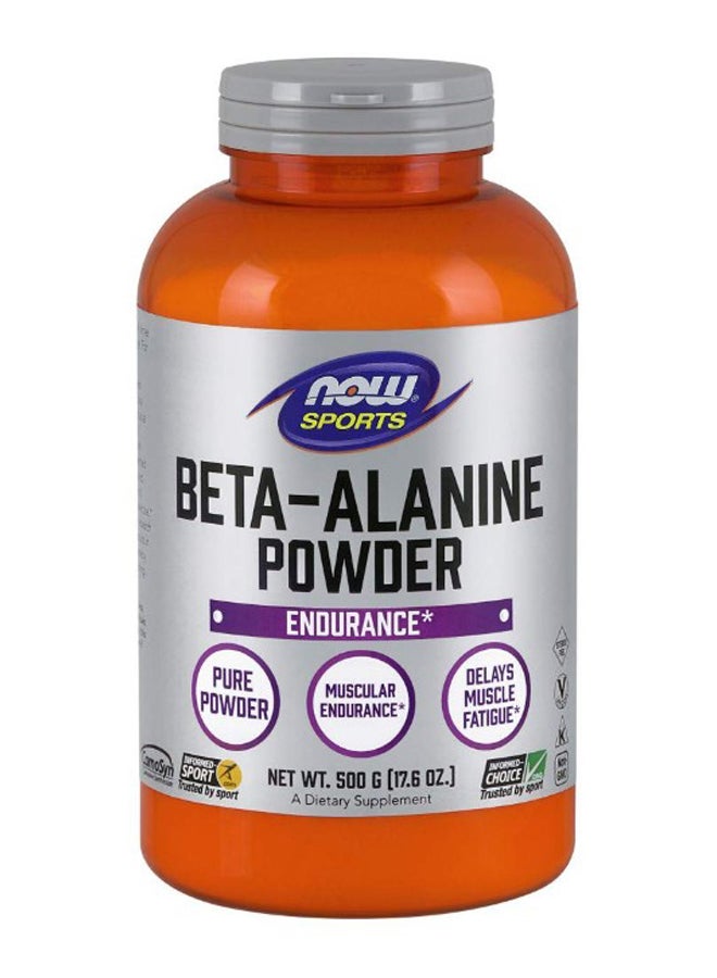 now SPORTS - Beta Alanine Powder 500 grams - Image 1