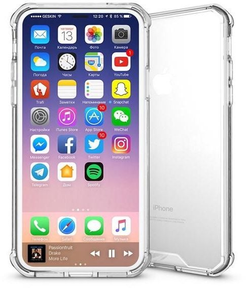 Protective Case Cover For Apple iPhone X Clear - Image 2