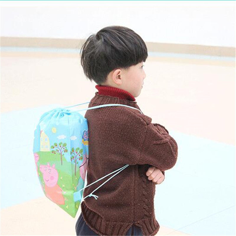 Sharpdo Children Peppa Pig Drawstring Backpack Bag  - Image 5