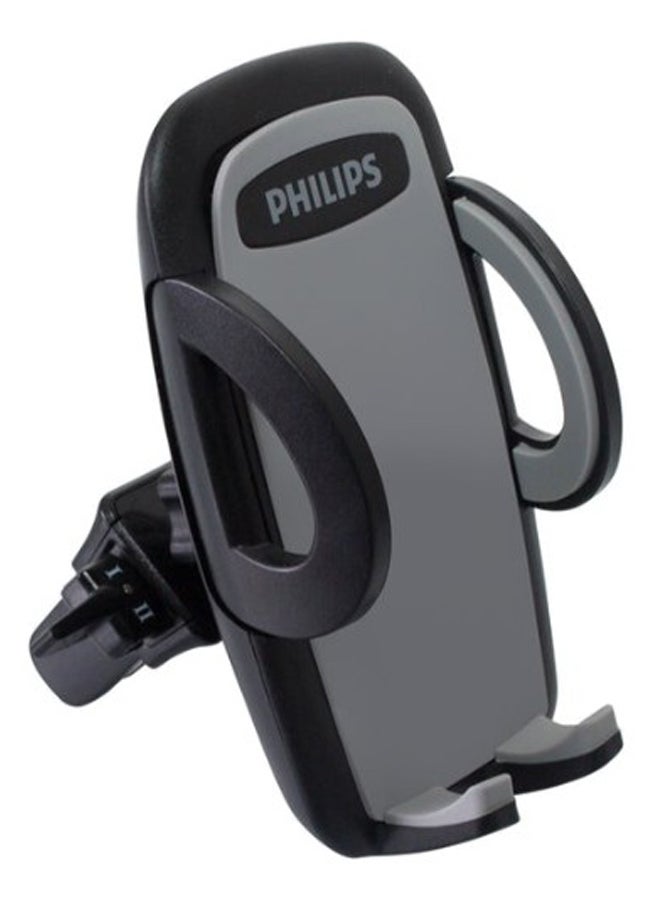 Philips Air Vent Car Mount Holder With Universal Clamp Black
