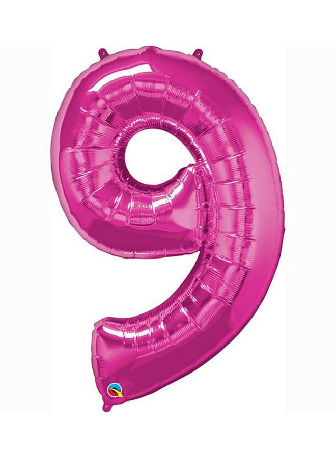 1-Piece Number Nine Magenta Balloon 42 Inch - v1554395408/N22759636A_1