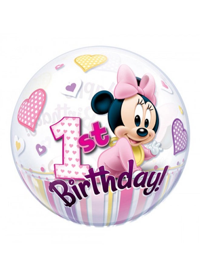 Qualatex 1-Piece Mickey Mouse Birthday Single Bubble 22 Inch